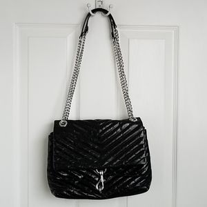Rebecca Minkoff EVIE Black Flap Bag